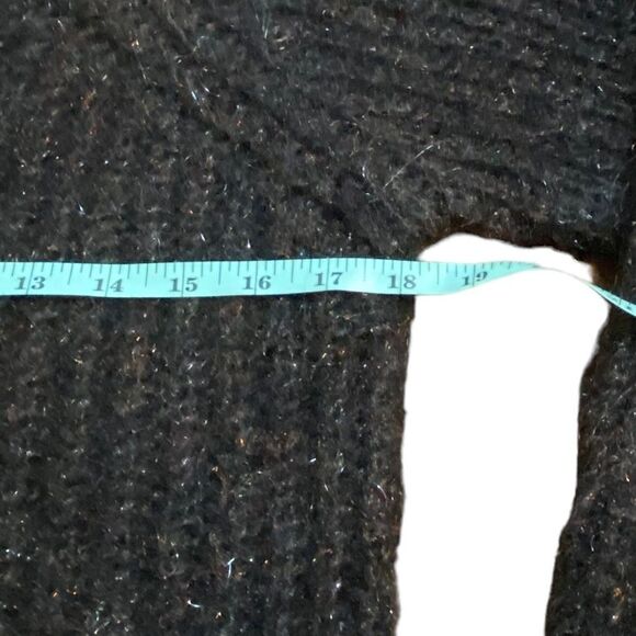 CAROL LITTLE KNITWEAR - SIZE SMALL - CHOCOLATE BROWN CROP WITH 50% MOHAIR - Picture 3 of 6